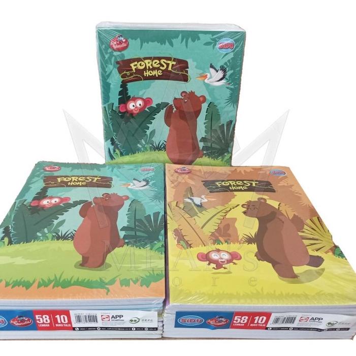

Trend BUKU TULIS SIDU ISI 38 & 58 LEMBAR 1 PACK 10 BUKU / BUKU TULIS SIDU ISI 38 & 58 LEMBAR*