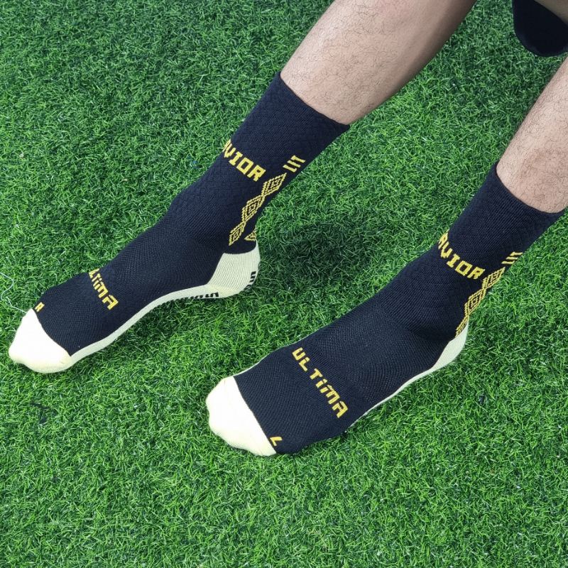 Kaos Kaki Savior Ultima | KaosKaki Anti Slip Pendek Sebetis | Kaoskaki Olahraga Bola Futsal Original