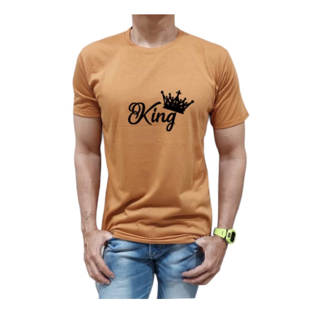 KAOS BAHAN KATUN KUALITAS PREMIUM MODEL KING NYAMAN DIPAKAI