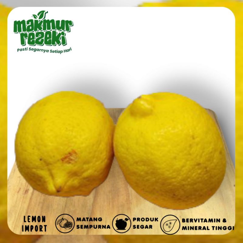 

BUAH LEMON IMPORT 1 KG DAN 500 GRAM SEGAR DAN BERKUALITAS