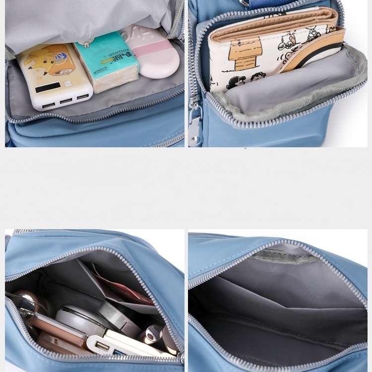 TAS SELEMPANG WANITA JINGPIN ORIGINAL ANTI AIR BIRU PALMOLA BRANDED TA703B2 SLING REMAJA BAG MURAH IMPORT KOREA KEKINIAN FASHION CEWEK SIMPLE LUCU