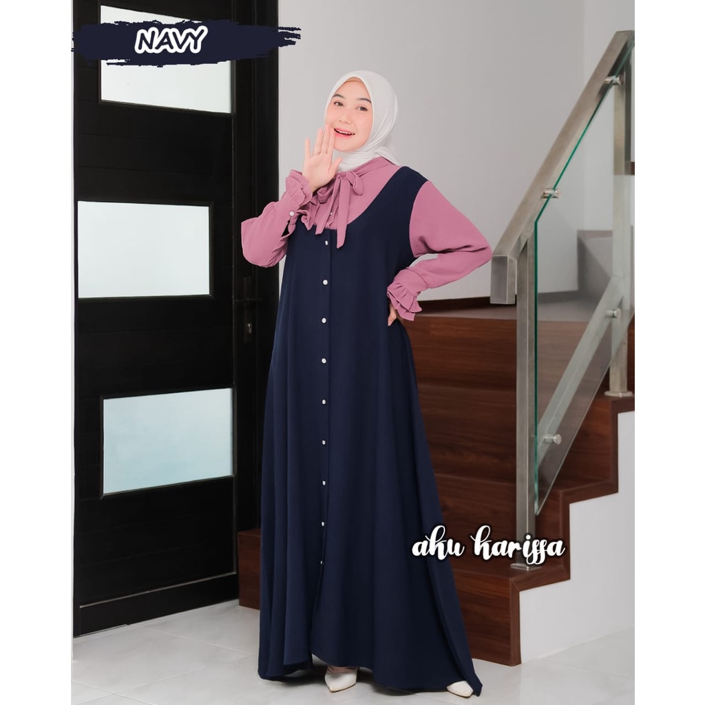 DRESS ARISTA AKU KARISSA OVERALL LOOK HANGOUT STYLE OOTD FASHION REMAJA MASA KINI