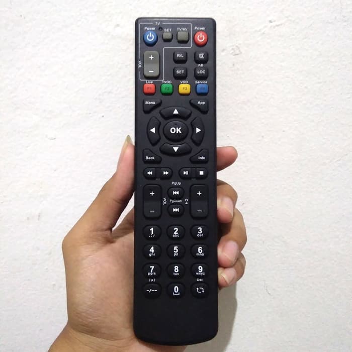 TANPA SETTING- Remote Remot Untuk TV Indi MNC PLAY Speedy TV Control USEE TV/TELKOM SPEEDY/ ZTE/ STB Gratis Baterai