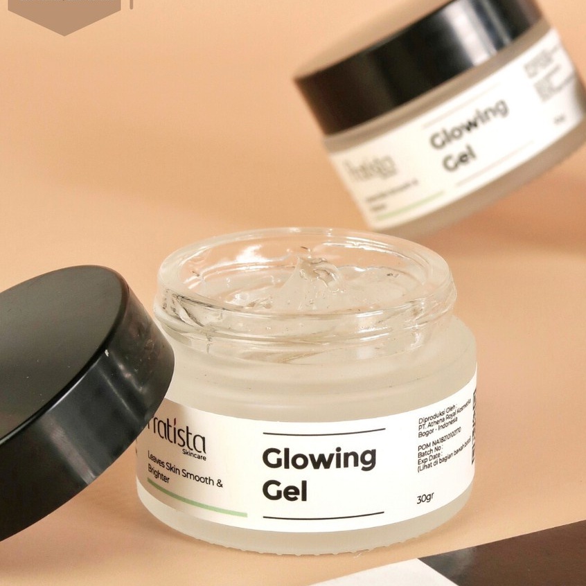 PRATISTA Pelembab Wajah GLOWING GEL Pratista Skincare Pencerah Wajah Kusam Face Moist Pratista Ori BPOM