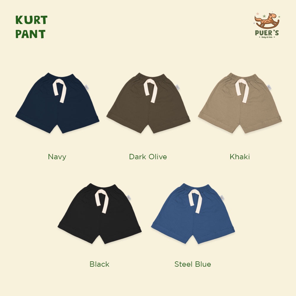 CELANA PENDEK ANAK PUER'S KURT REGULAR PANT