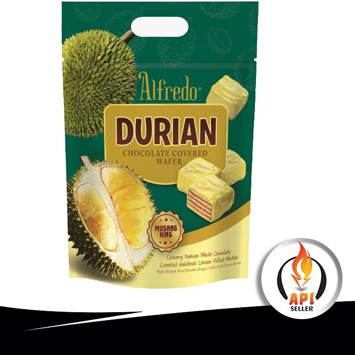 

Harga Terjangkau ALFREDO CUBIC WAFER DURIAN 250g..