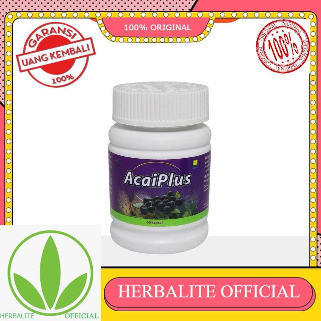 100% ORIGINAL Acai Plus Asli Nasa - Obat Diet Pelangsing Tubuh Alami