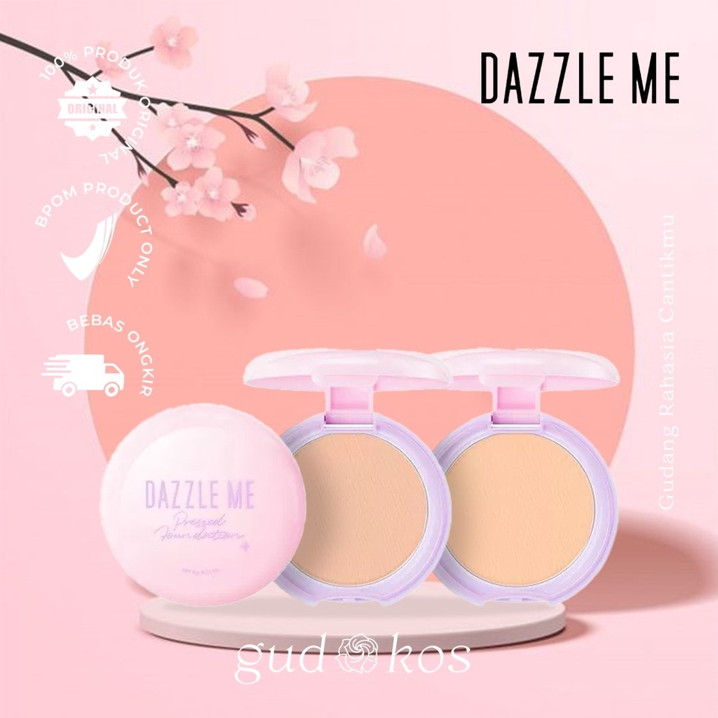 [FREE GIFT] DAZZLE ME Muse Pressed Foundation - Always Setting Loose Powder / Bedak Tabur &amp; Padat