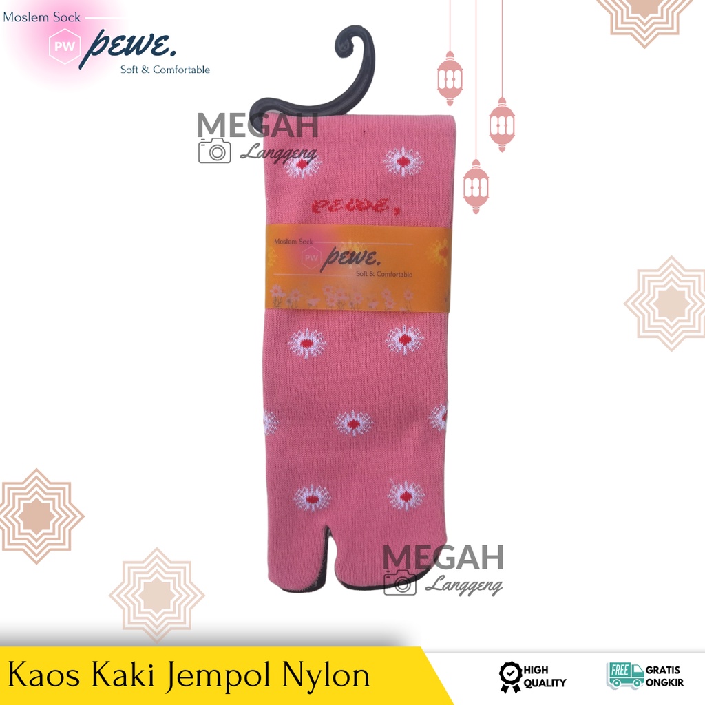 ( 6 &amp; 12 pasang ) Kaos kaki motif BUNGA campur isi 12 pasang kaos kaki sudah kemas satuan - Kaos kaki jempol Muslimah kaoskaki krem telapak bermotif lucu Bintang Polkadot Pisang Love - kaos kaki jempol warna warni - kaos kaki muslimah