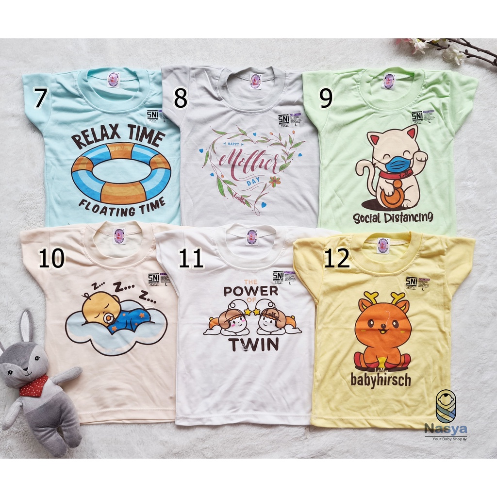 [B-016a] Baju Oblong Anak Bayi size L - SNI - Love &amp; Mom