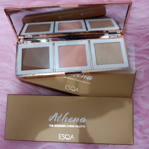Jual ESQA The Goddess Cheek Face Palette ( Blush Highlighter Bronzer