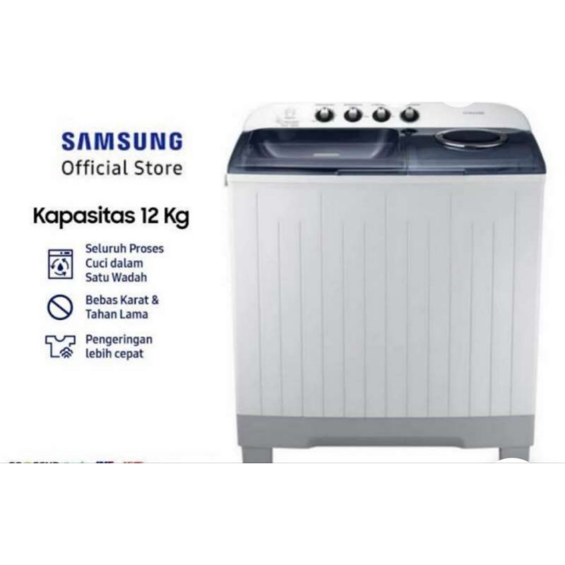mesin cuci Samsung 2 tabung 12 kg