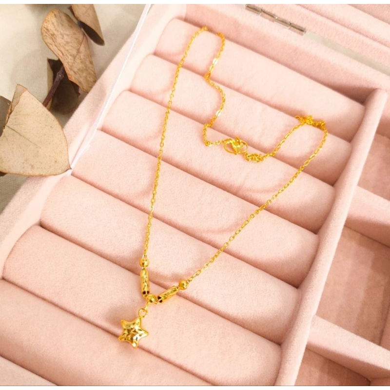 Kalung emas Asli kadar 700 model bintang
