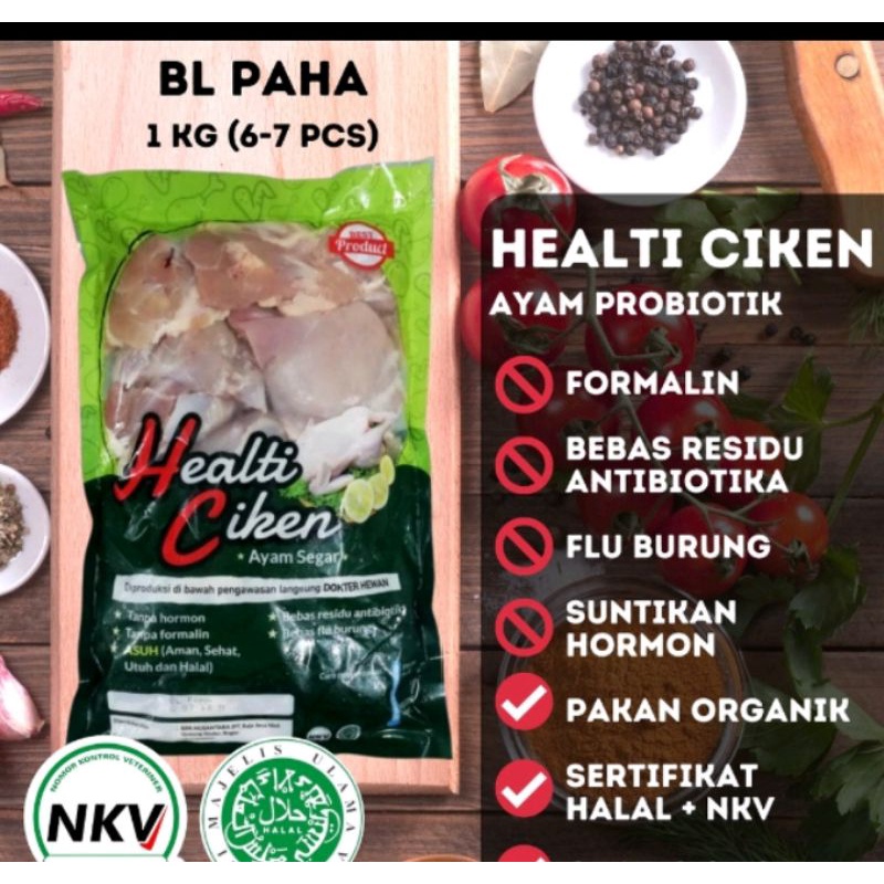 

ayam organik healti chiken Boneless paha halal fillet paha ayam