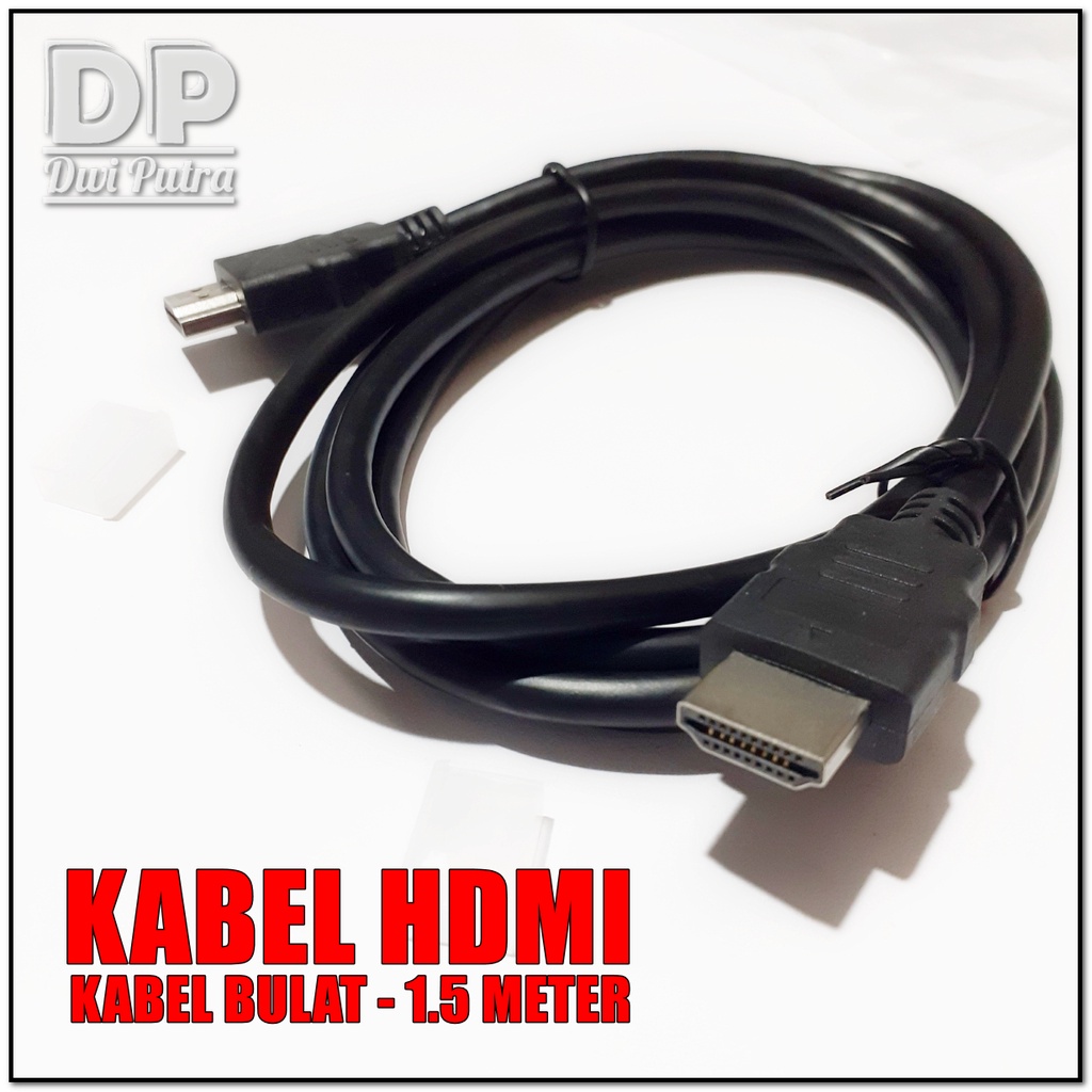 KABEL HDMI 1,5M BAGUS // KABEL BULAT VARIASI 1.5M // STB SET TOP BOX SETTOPBOX // LAPTOP NOTEBOOK CONSOLE // TV MONITOR VIDEO AUDIO