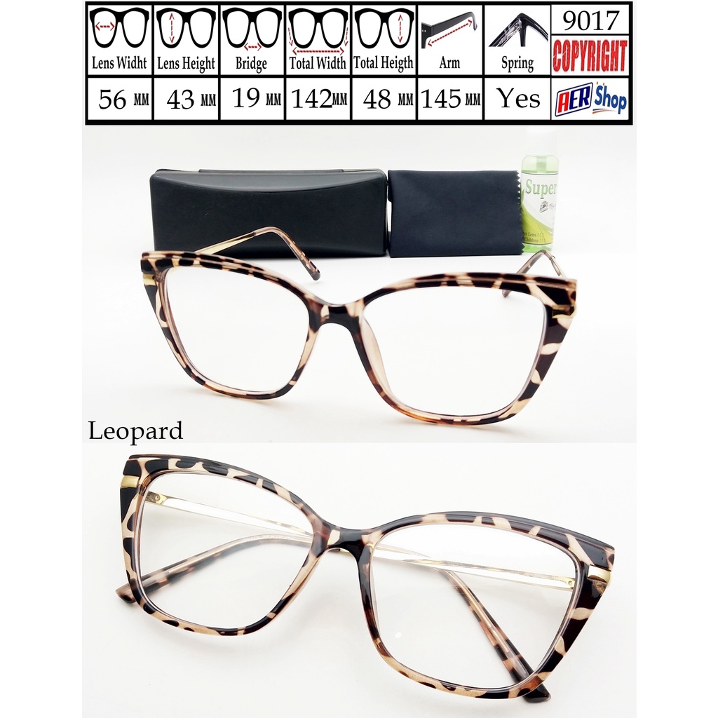 kacamata cat eye frame kacamata minus leopard kacamata kekinian
