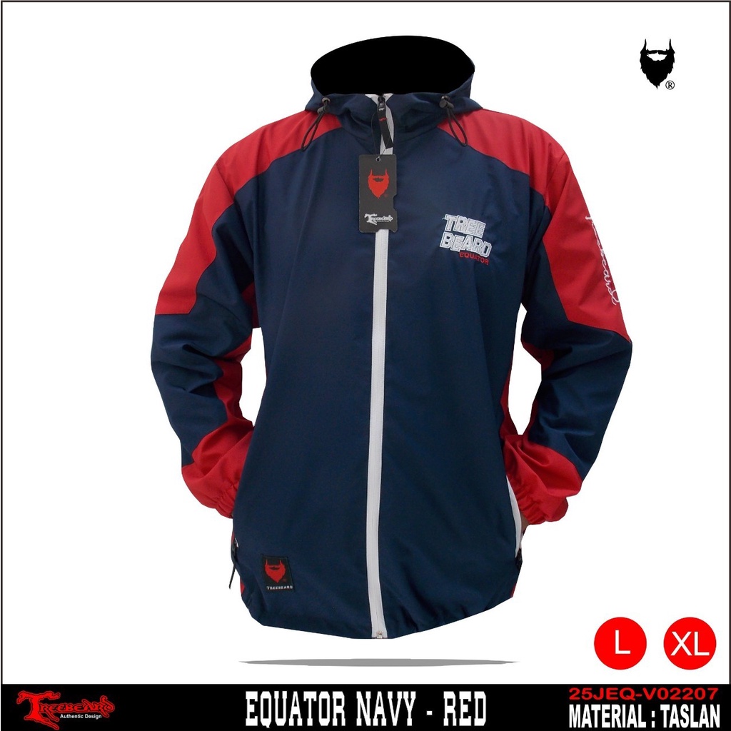 JAKET HOODIE OUTDOOR PRIA STROMLINE / JAKET HOODIE TASLAN PARASUT COWOK SEMI WATERPROOF ANTI AIR WINDPROOF  ORIGINAL TREEBEARD