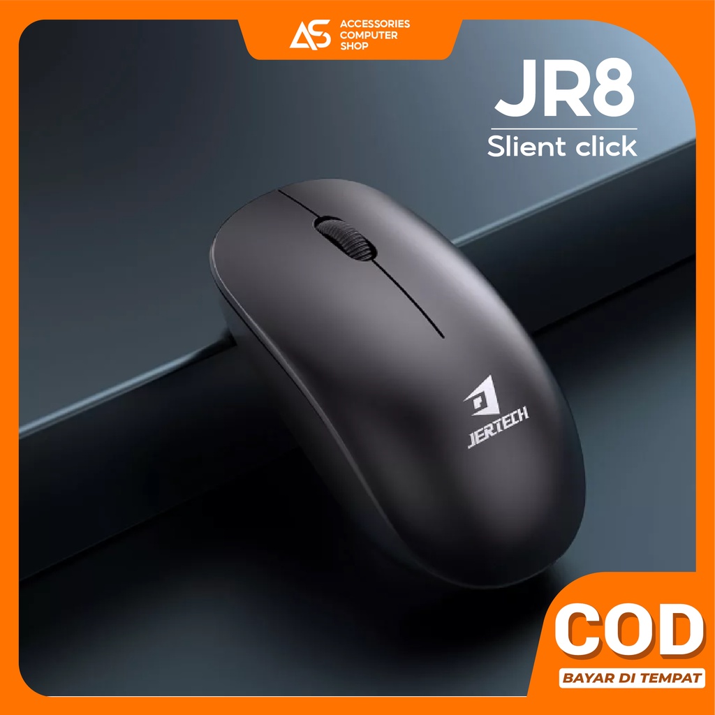 Mouse Wireless Bluetooth JR8 2.4Ghz 800-2400DPI Silent Klik - ACS