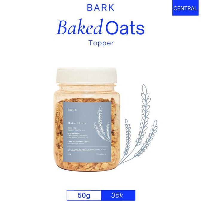 

[BISA COD] BARK Baked Oats - Dog Food Topping