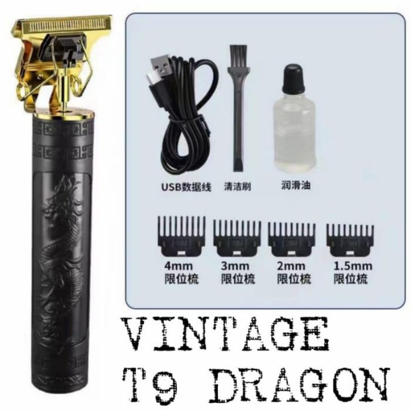 LEMBURLAGI T9 DRAGON HAIR CLIPPER ALAT CUKUR RAMBUT DRAGON T9