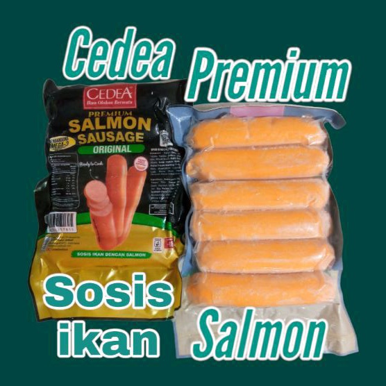 

Cedea Premium Salmon Sausage / Sosis ikan Salmon isi 6 batang 390gr