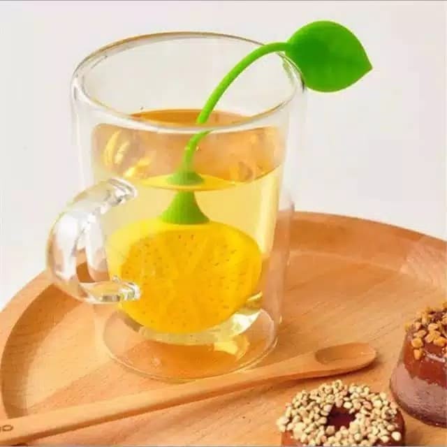 Tea Strainer Infuser Lemon / Saringan Teh bentuk Buah Lemon