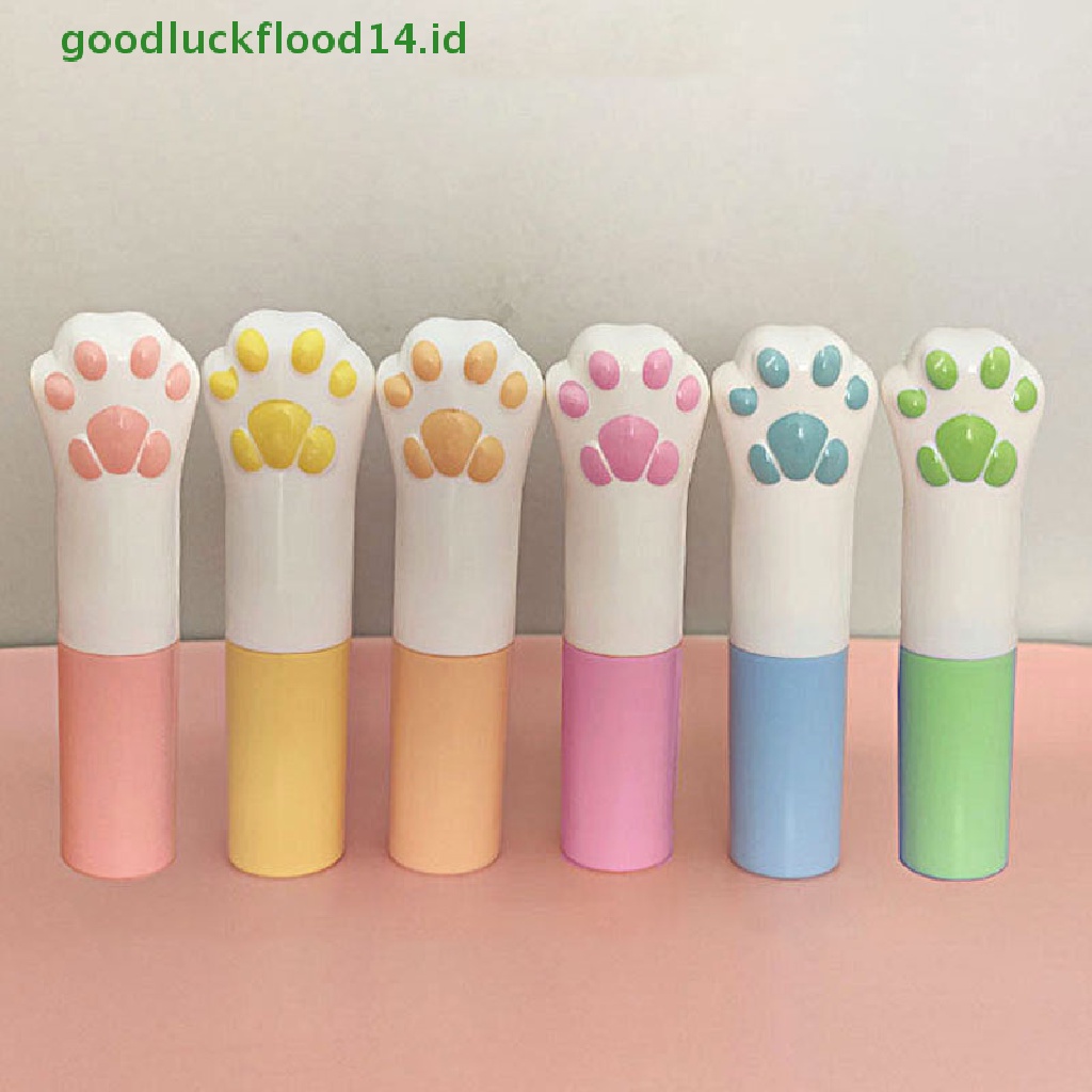 [GOOGFOUR] Tabung Lip Balm Kaki Kucing DIY Wadah Lip Balm Kosong Wadah Kosmetik Botol [TOP]