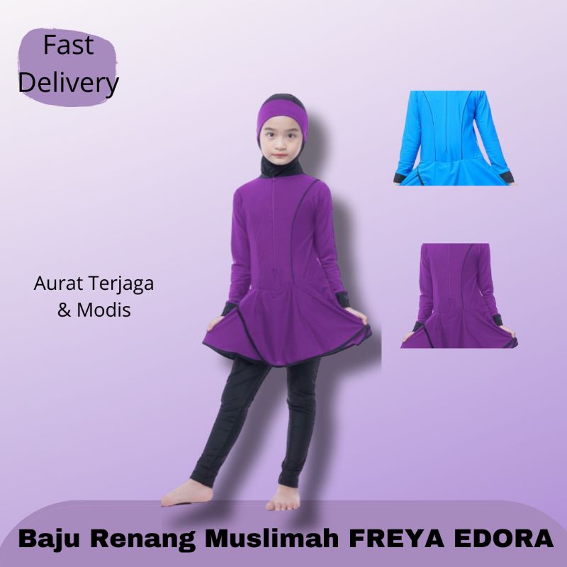 Baju Renang Muslimah Anak SD EDORA FREYA