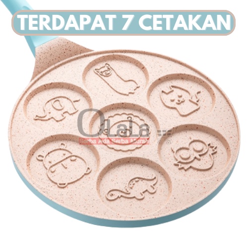 ( OJE ) CETAKKAN KUE KARAKTER 7 LUBANG ANTI LENGKET MULTIFUNGSI TM-CH4910 / TM-CH4911 /TM-CH4912 / TM-CH4913