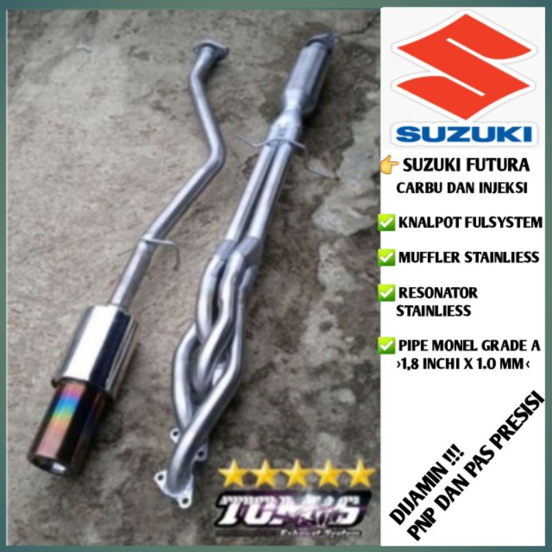 FULLSYSTEM KNALPOT RACING FUTURA CARBU - PICK UP