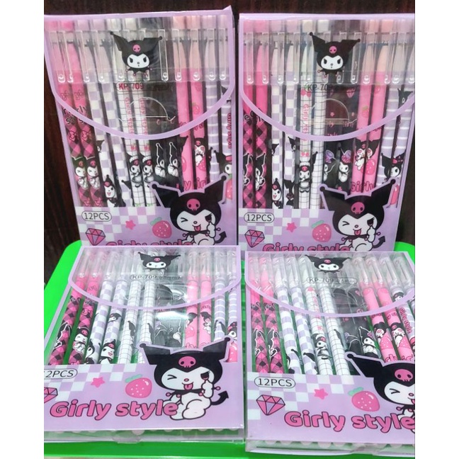 

Pena hapus kuromi 12 pcs