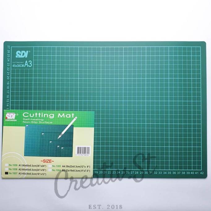 

Terlaris SDI Cutting Mat A3 + PEN CUTTER / PRECISION CUTTER Termurah