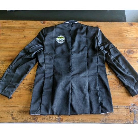 jas blazzer hitam premium jas almamater jas mahasiswa putra putri bisa tambah bordir