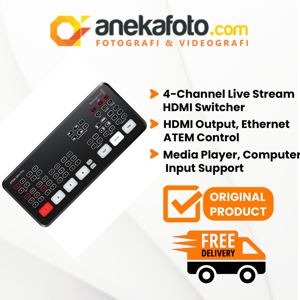 Blackmagic Design ATEM Mini Pro Live Stream Switcher