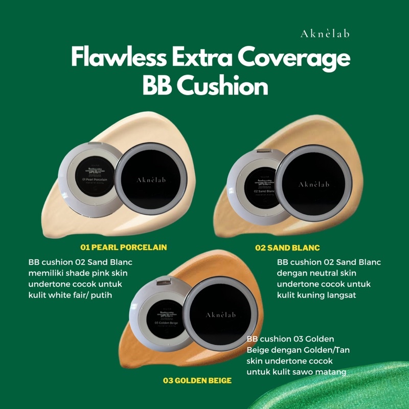 Flawless exta coverage bb cushion Aknèlab