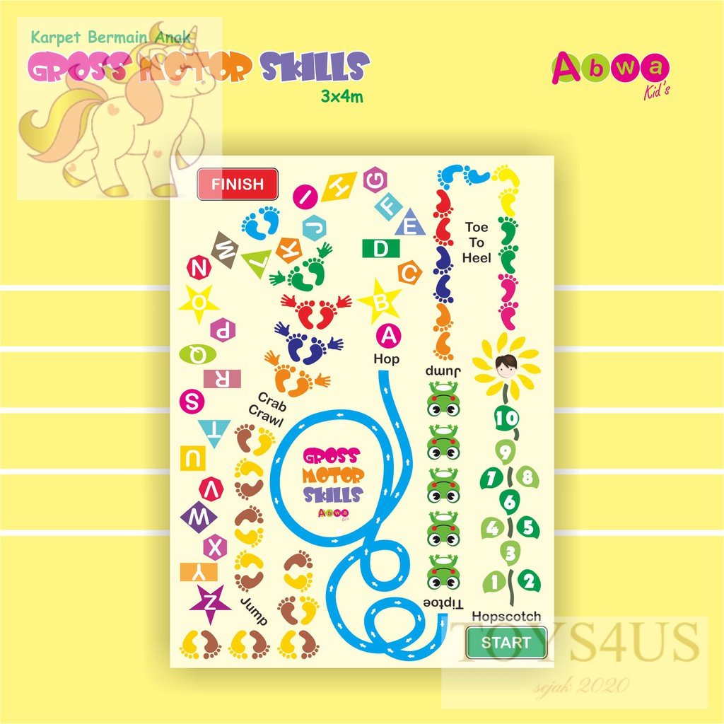 Toys4Us - Mainan Edukasi di Rumah dan Sekolah Karpet Bermain Anak / Playmat (Gross Motor Skills / GM