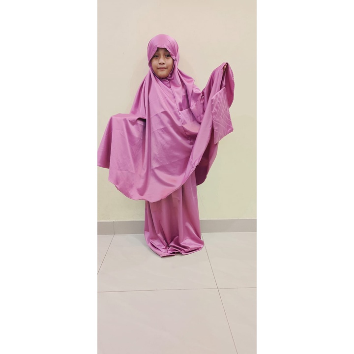 Mukena Armani Anak Polos //TK//SD//SMP Terbaru