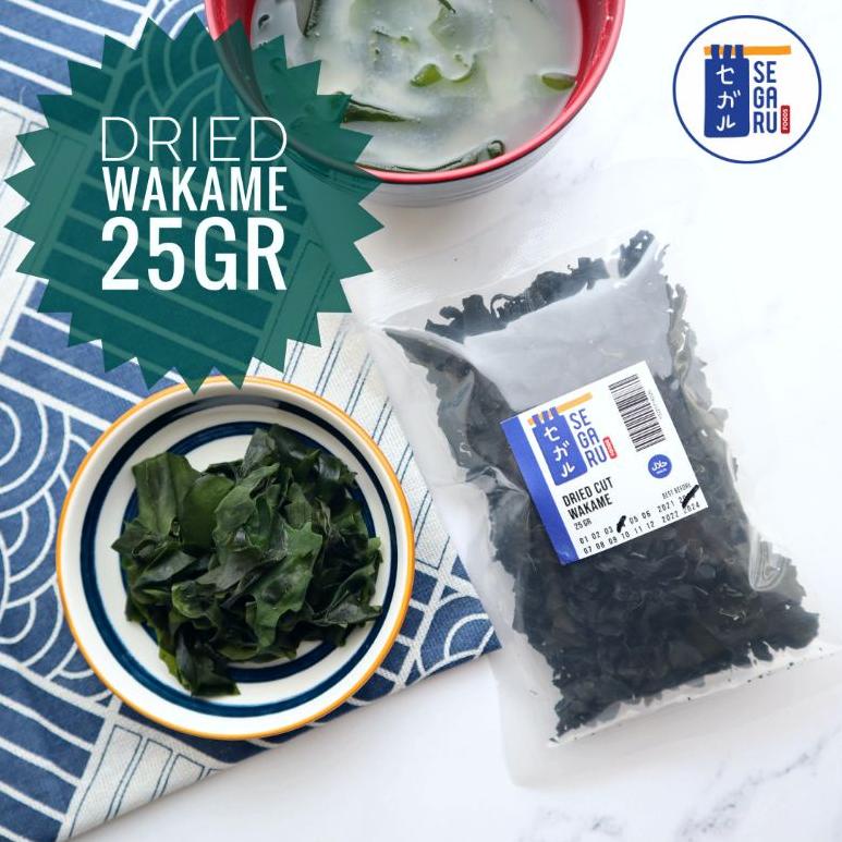 

Laris↓ Dried Cut Wakame - Rumput Laut Kering - Untuk Ramen Udon Miso 25 Gr 61 ✵