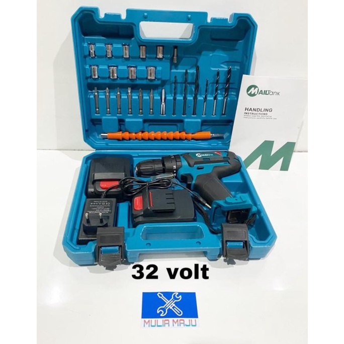 MESIN BOR BATRAI 32V SH 190 MAILTANK / CORDLESS DRILL MAILTANK 32V