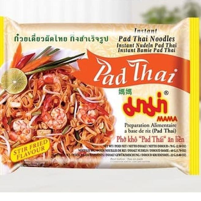 

8.8 MAMA Mie Instant Pad Thai Noodles 55gr Padtai Asli Thailand Padthai Mi Instan