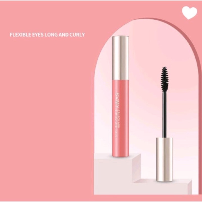 SVMY Maskara Pink Gold Melentikan Bulu Mata Tebal Lentik Waterproof Mascara - MH
