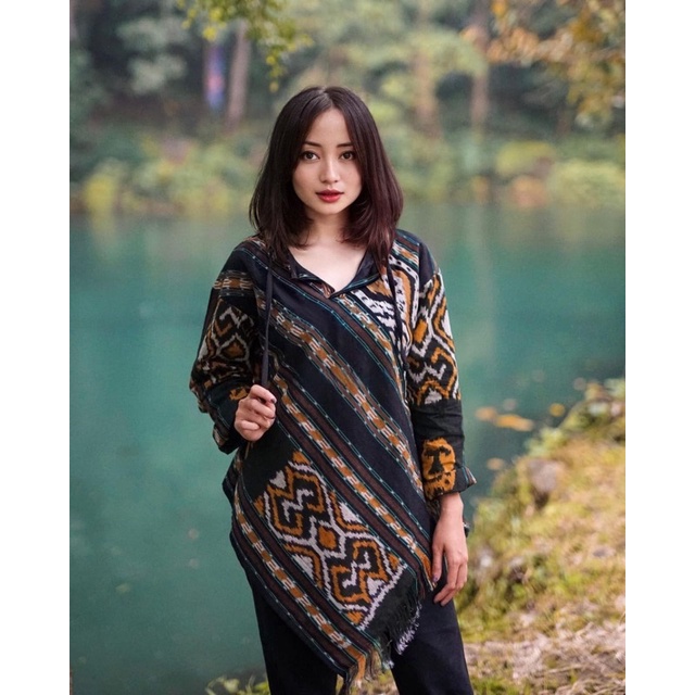 Hoodie Tenun Etnik Toraja HT03 ( UNISEX )