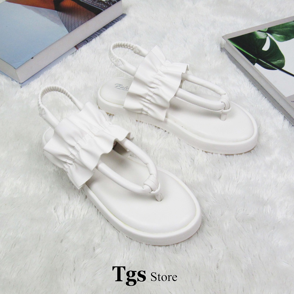 Sandal Slop Wanita Jepit Kerut Hitz Kekinian ZL-02