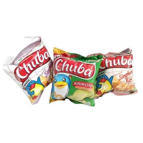 CHIKI CHUBA SNACK KERIPIK SINGKONG 1 PACK 20 PCS 3 RASA [SWEETSPACE]