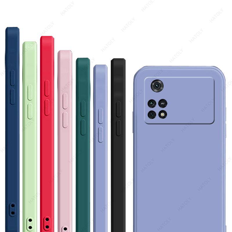 Untuk Xiaomi Poco M5 M5s M4 M3 X3 X4 Pro NFC GT 4G 5G Case Cover Silikon Cair Case