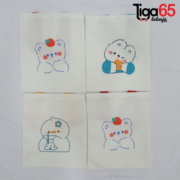 365 BAG #41483 Tas Tangan /  Tas Jinjing Lipat Estetik / Ecobag / Tas Lipat (FBD-4)