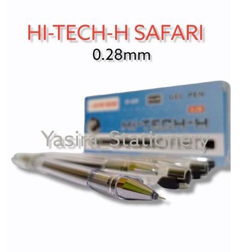 

ぎ 12 Pcs Pulpen / Gel Pen Hi-Tech-H Hi-Tech Hitech Hi-Tec Hitec Murah Safari / EDS-ON 0.28 mm ⇋
