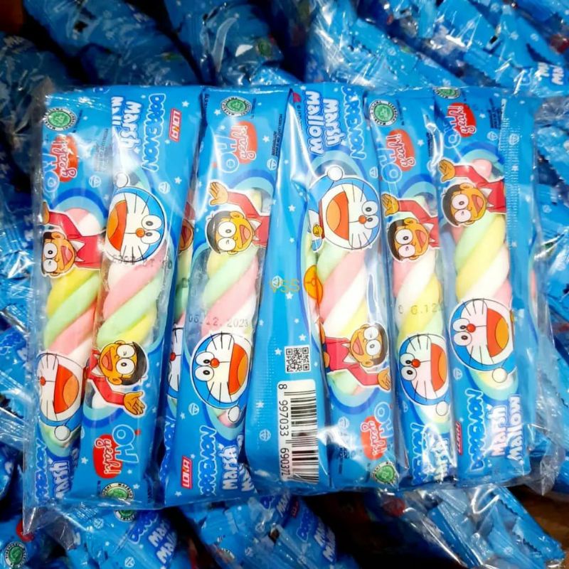

[PACK] Marshmallow Kepang Doraemon isi 20pcs