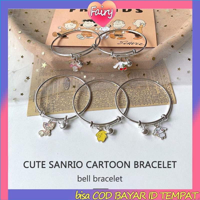 Gelang Tangan Kartun Yugui Anjing Kulomi Adjustable Beberapa Gelang Teman Terbaik Untuk Wanita F