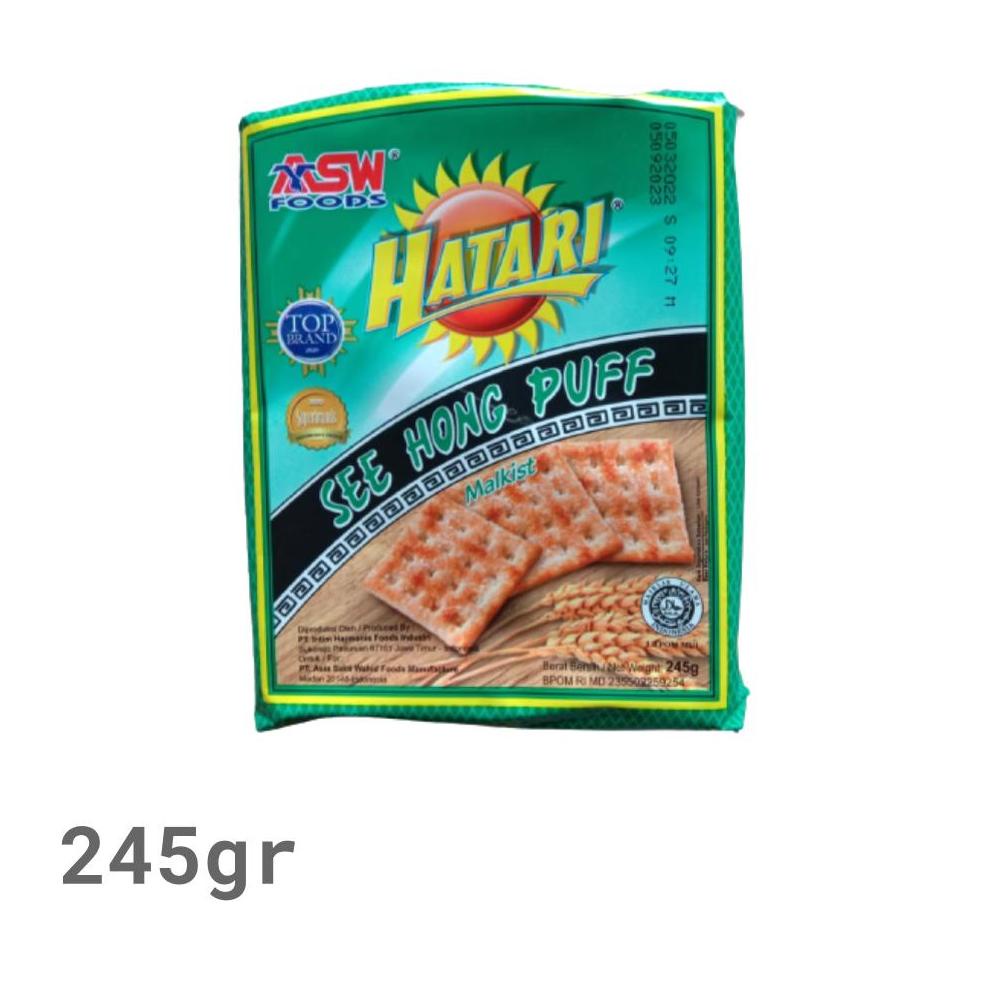 

➦ Hatari See Hong Puff Bisuit Malkist 245 gr ヱ